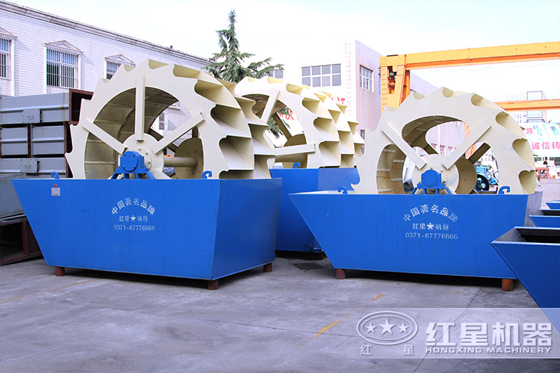 砂石厂常用洗砂设备——大型轮斗式洗砂机 砂石厂常用洗砂设备——大型轮斗式洗砂机