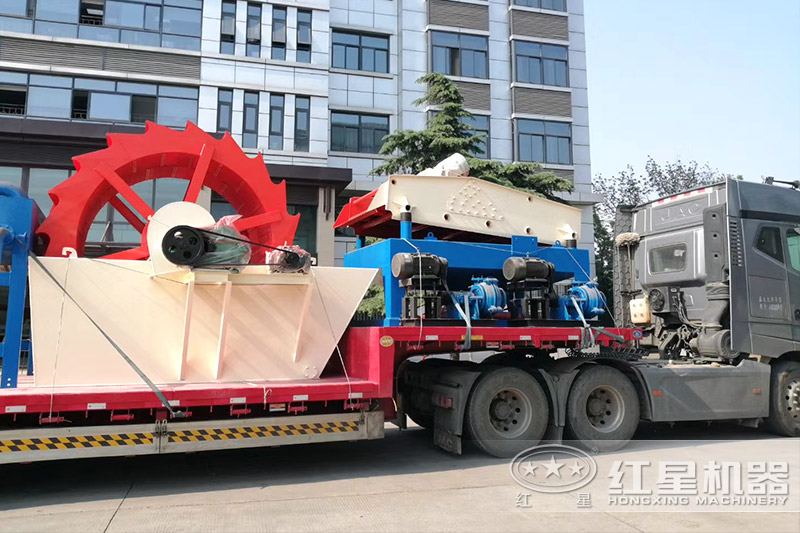 大型洗砂机发货现场 大型洗砂机发货现场